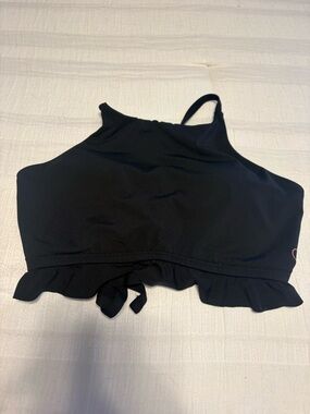 CALIA by Carrie Underwood Black Women's Bikini Top